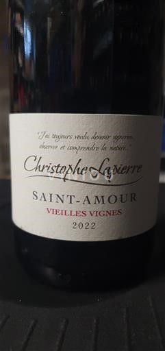 Beaujolais Thánh Tình Yêu Christophe Lapierre Vieilles Vignes 2022