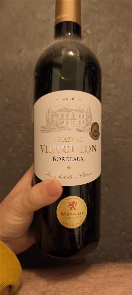 Bordeaux Château Vircoulon 2016