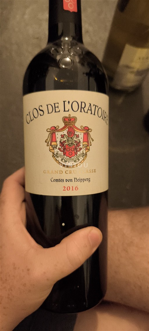 Bordeaux Saint-Émilion Grand Cru Classé Clos de l'Oratoire 2016