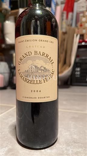 Bordeaux Saint-Émilion Grand Cru Grand Cru Château Grand Barrail Lamarzelle Figeac 2015