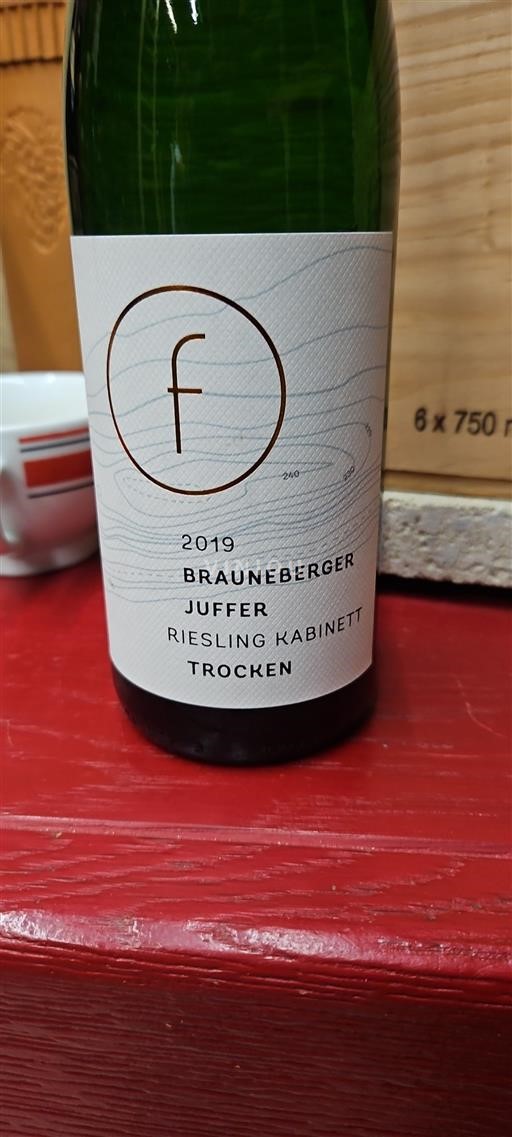 Moselle Weingut Harald Konrad Ferhes Brauneberger Juffer Riesling kabinet troken 2019