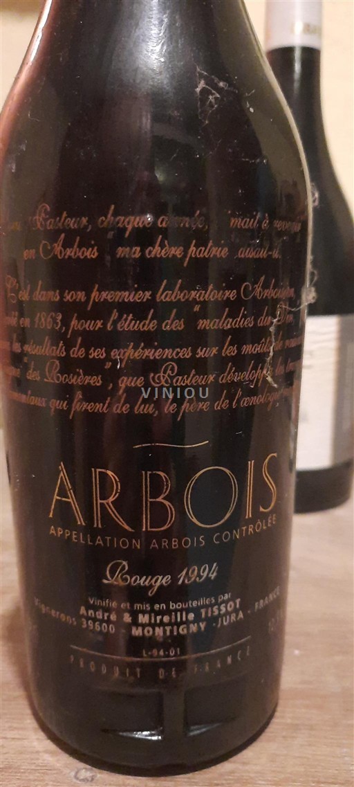 Jura Arbois André & Mireille Tissot 1994