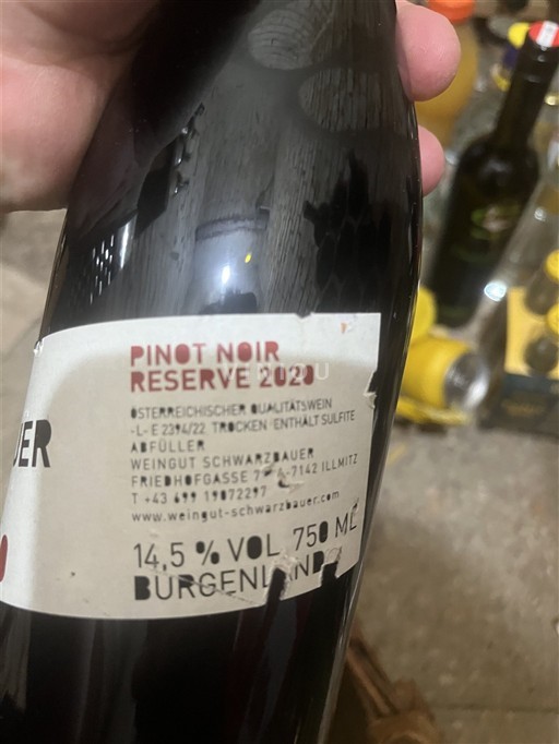 Gradišce Ni doloceno Weingut Schwarzbauer Reserve 2020