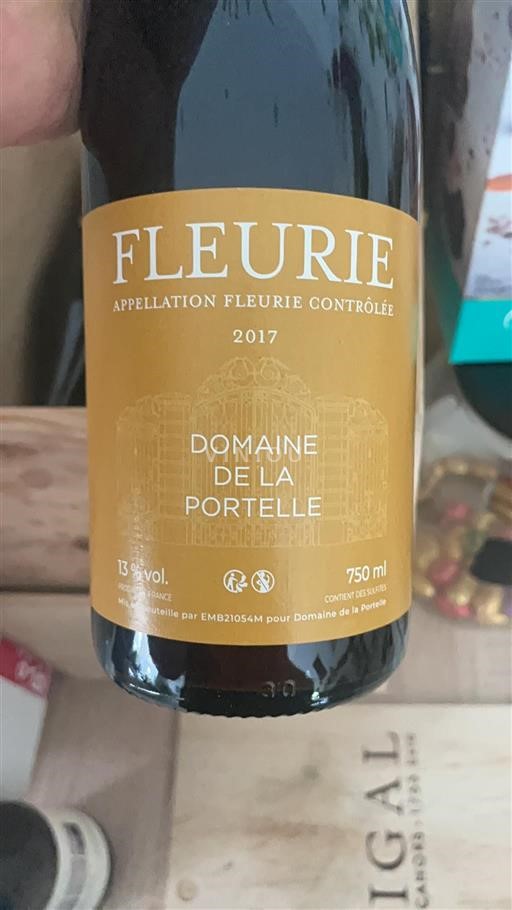 Beaujolais Fleurie Domaine La Portelle 2017