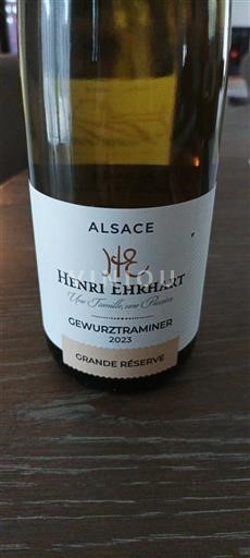 Alsace Không được chỉ định Henri Ehrhart Grande Réserve 2023