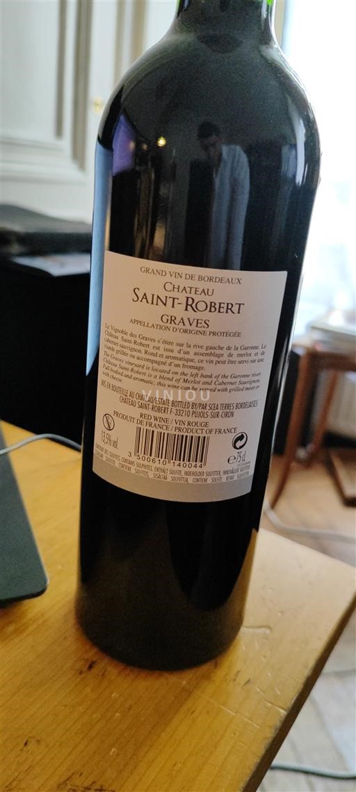 Bordeaux Graves Château Saint-Robert Không niên vụ