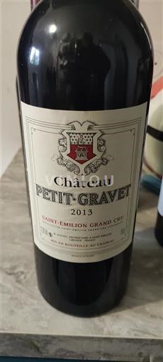 Bordeaux Saint-Émilion Grand Cru Grand Cru Château Petit-Gravet 2013