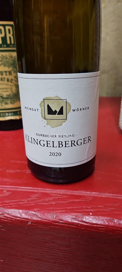 Baden Ortenau Weingut Wörner Klingelberger Durbacher Riesling 2020
