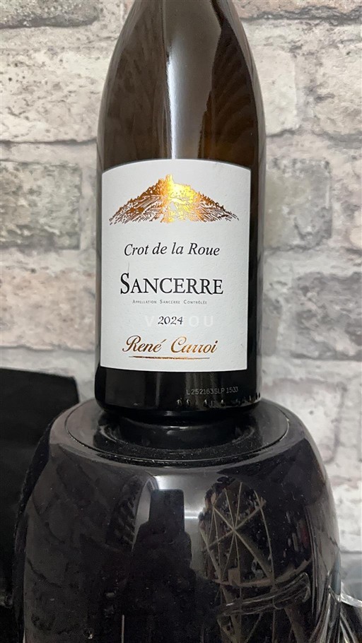 Vin Blanc sec Crot de la Roue René Carrois 2024 France Vallée de la Loire Sancerre AOC