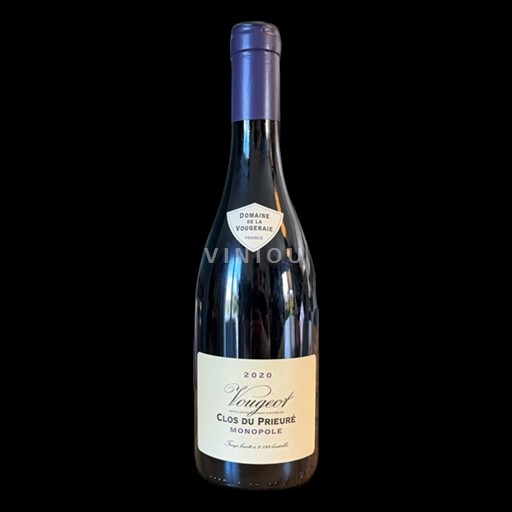 Burgundi Vougeot Grand Cru Domaine La Vougeraie Clos du Prieuré Monopole 2020