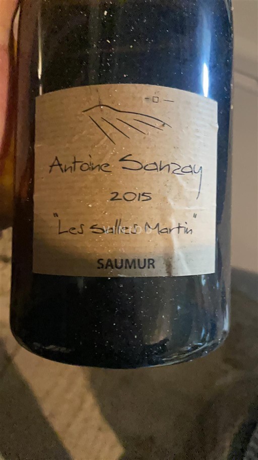 Thung lũng sông Loire Saumur Antoine Sanzay Les Salles Martin 2015
