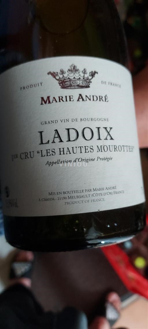 Borgoña Ladoix Premier Cru Marie André Les Hautes Mourottes Sin añada