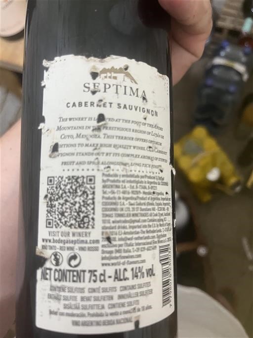 Mendoza Unspecified Septima Cabernet Sauvignon 2021