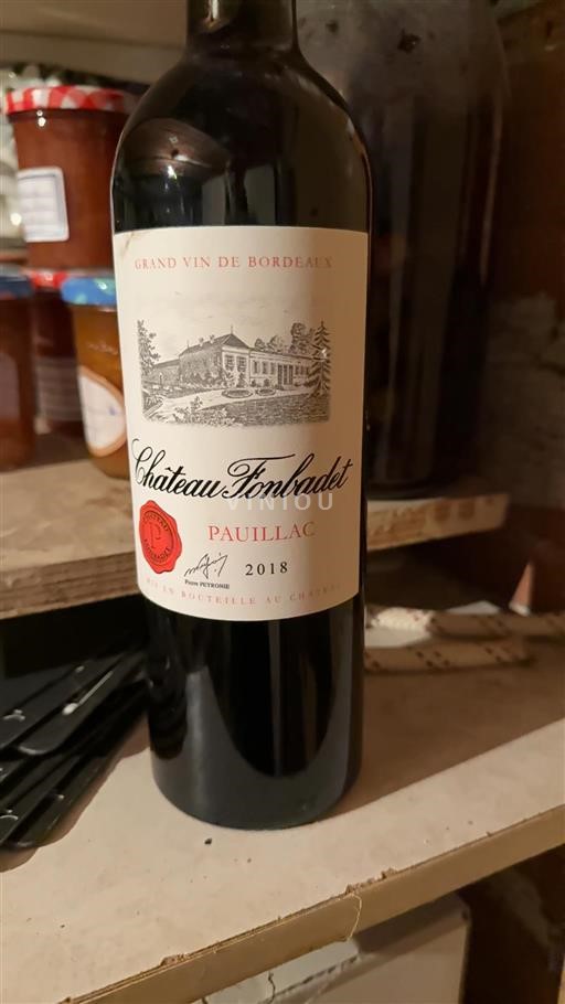 Bordeaux Pauillac Château Fonbadet 2018