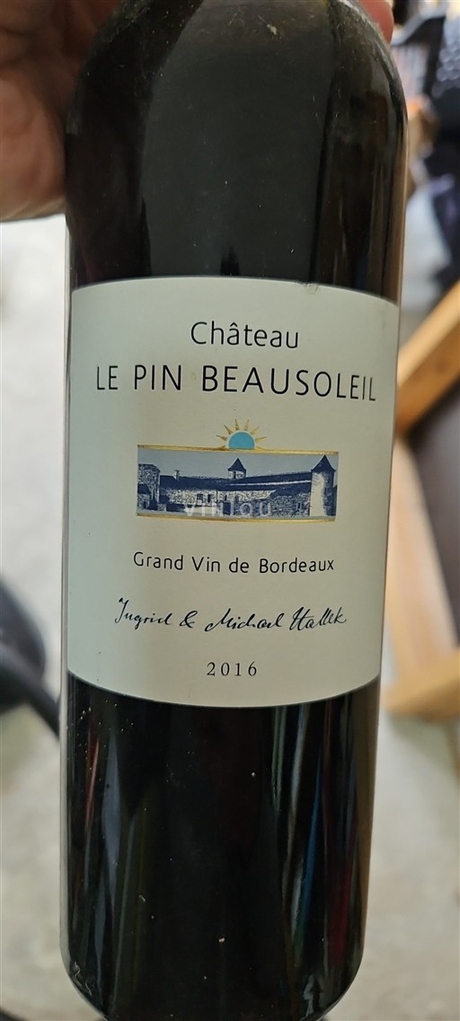 Bordeaux Château Le Pin Beausoleil 2016