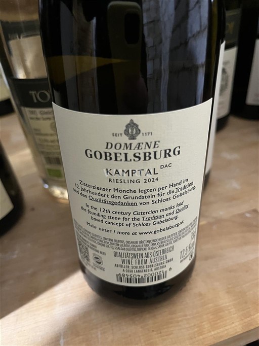Neder-Oostenrijk Kamptal DAC Domäne Gobelsburg 2024