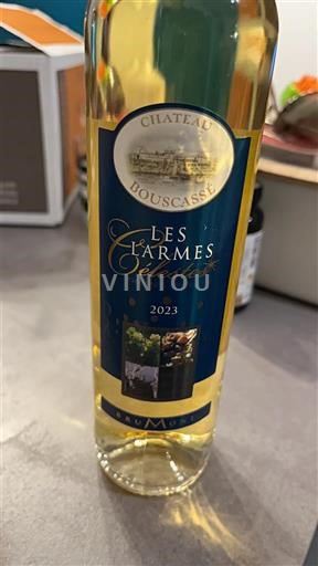 Sud-Ouest Pacherenc-du-vic-bilh Château Bouscassé Les Larmes Célestes 2023