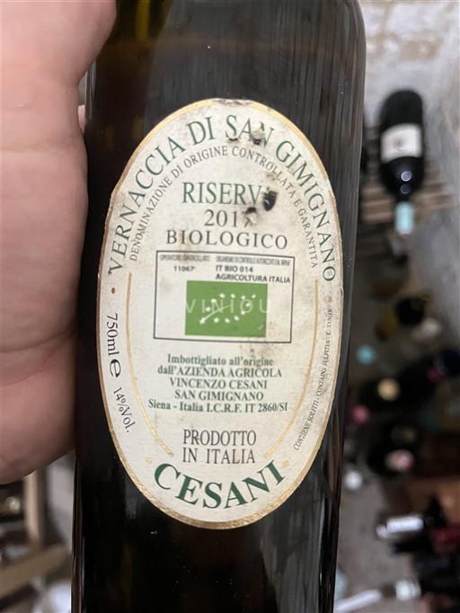 Toscana Vernaccia di San Gimignano Cesani Riserva 2017