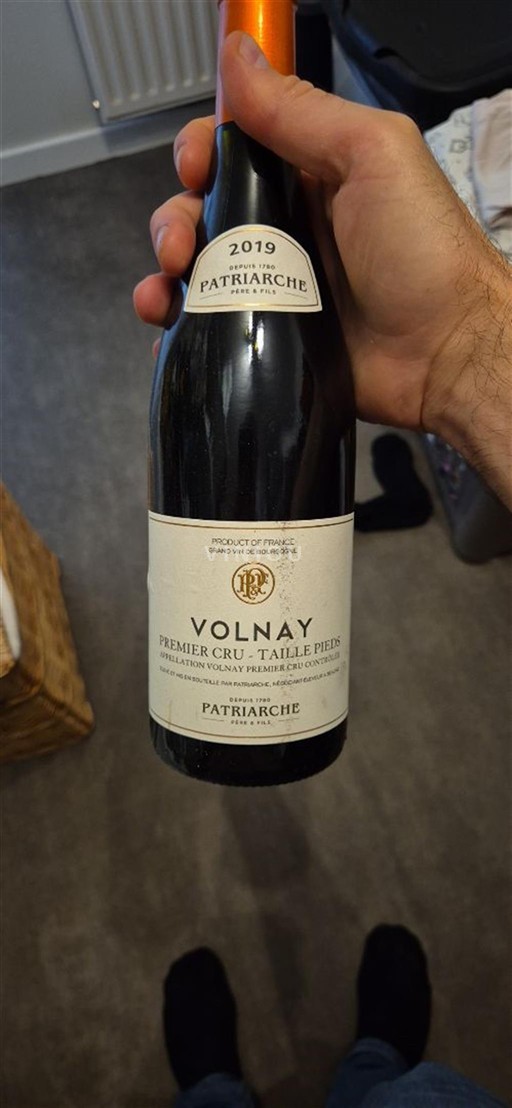 Bourgogne Volnay Premier Cru Patriarche Père & Fils Taille Pieds 2019