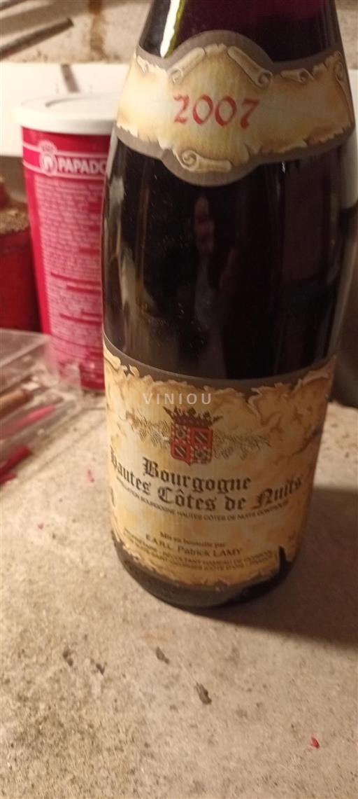 Borgoña Hautes Côtes de Nuits E.A.R.L. Patrick Lamy 2007