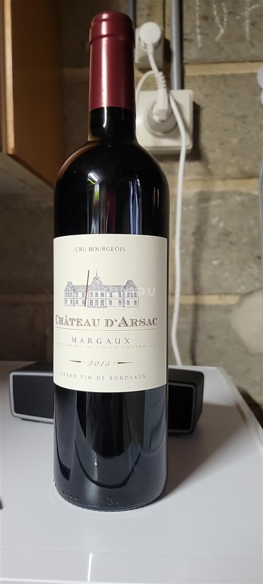 Bordeaux Margaux Cru Bourgeois Château Arsac 2015