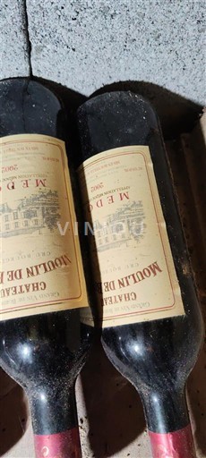 Bordeaux Médoc Cru Bourgeois Château Moulin de Brion 2002