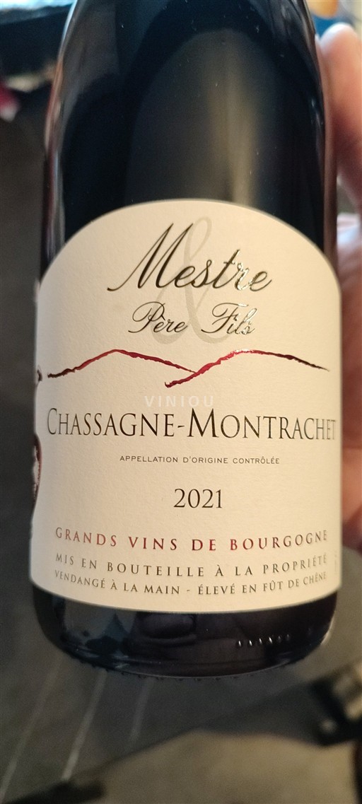 Burgundy Chassagne-Montrachet Mestre Père & Fils 2021