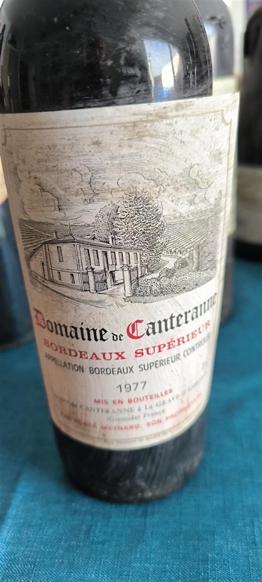Bordeaux Bordeaux Supérieur Domaine Canteranne 1977