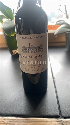 Bordeaux Margaux Cru Bourgeois Exceptionnel Château Arsac 2020