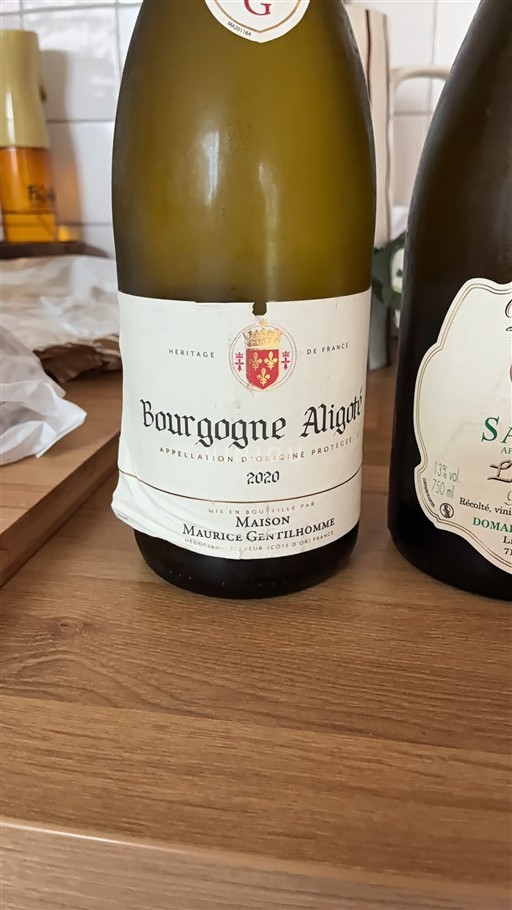 Borgoña Borgoña-Aligoté Maison Maurice Gentilhomme 2020