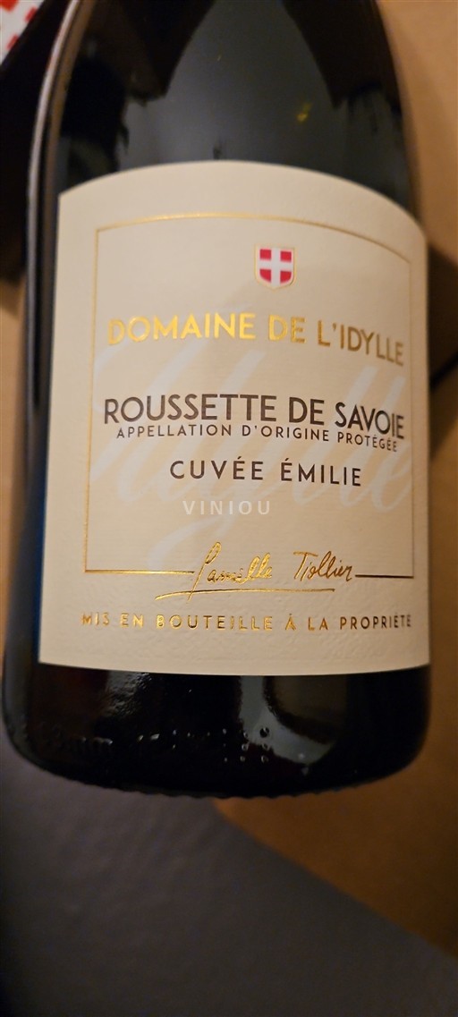 Saboya y Bugey Roussette de Saboya Domaine L'Idylle Émilie 2023