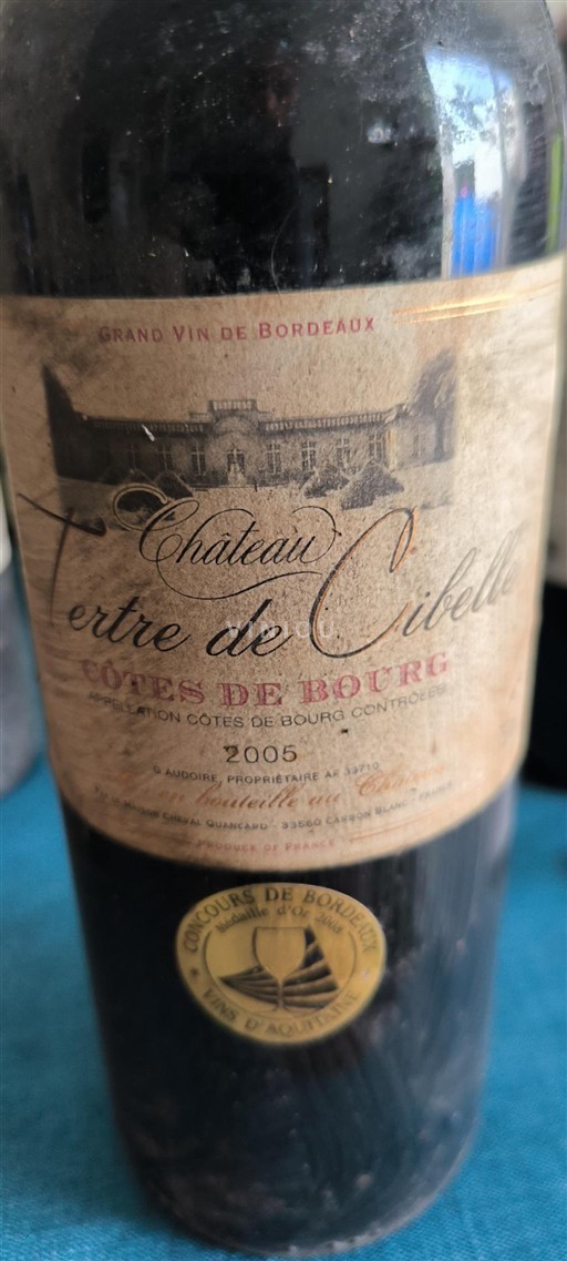 Burdeos Côtes-de-bourg Château Tertre de Cibelle 2005