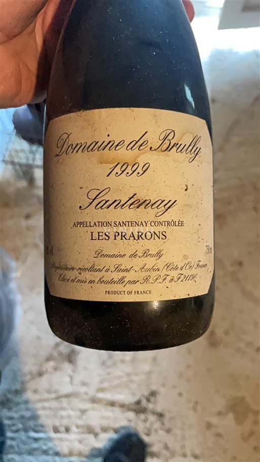 Borgoña Santenay Domaine Brully Les Prarons 1999