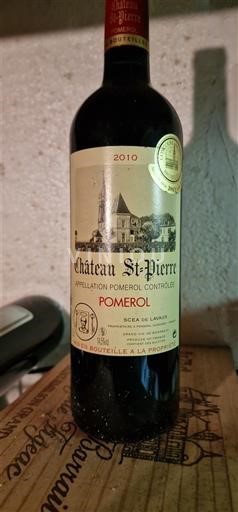 Bordeaux Pomerol Château St-Pierre 2010