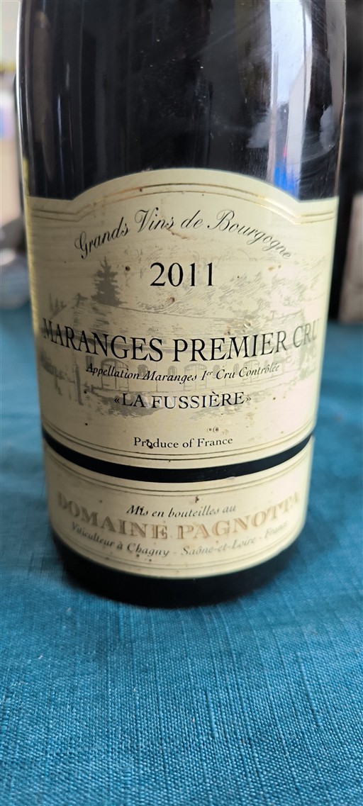 Burgund Maranges Premier Cru Domaine Pagnotta La Fussière 2011
