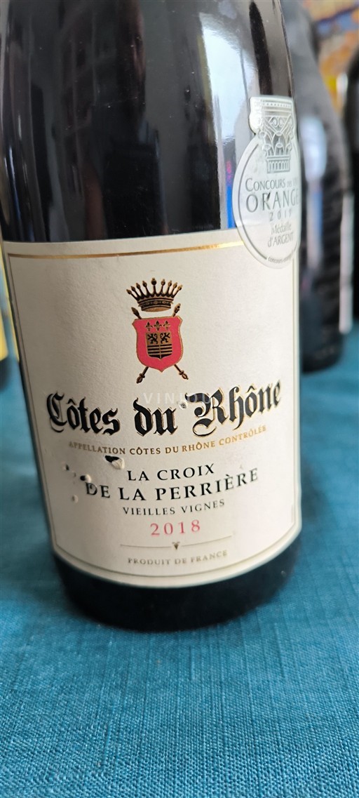 Rona dolina Côtes-du-Rhône La Croix de la Perrière Vieilles Vignes 2018