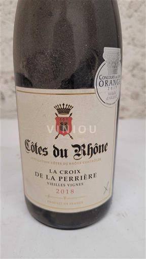 Údolí Rhôny Côtes-du-Rhône La Croix de la Perrière Vieilles Vignes 2018