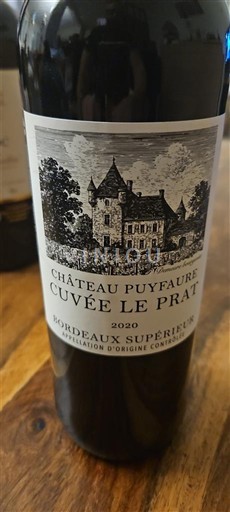 Bordeaux Bordeaux Supérieur Château Puyfaure Le Prat 2020