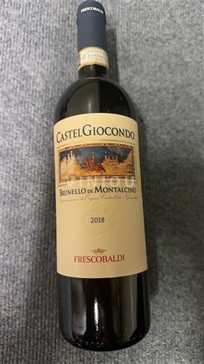 Toscana Brunello di Montalcino Frescobaldi CastelGiocondo 2018