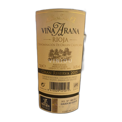 La Rioja Rioja La Rioja Alta Vina Arana Gran Reserva 2015