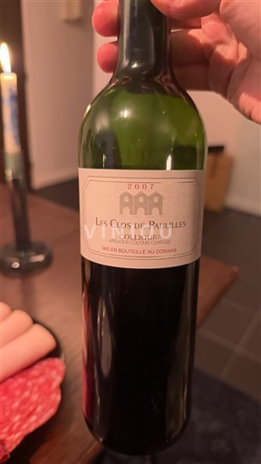 Roussillon Collioure Les Clos de Paulilles 2007