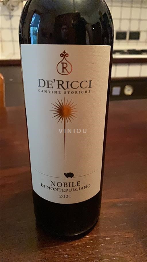 Tuscan Wines Nobile di Montepulciano De' Ricci 2021