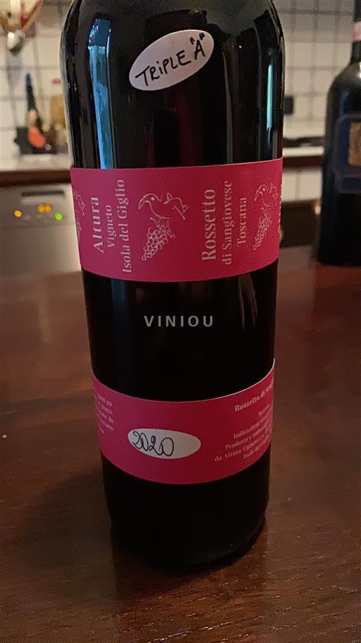 Toskana Ni doloceno Altura Rossetto di Sangiovese 2020