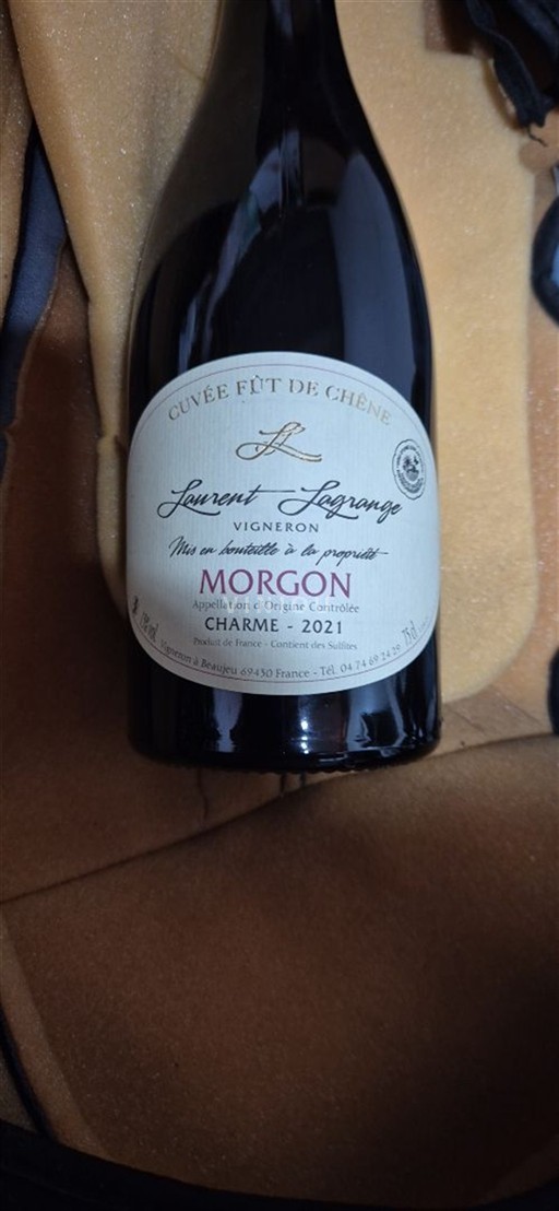 Beaujolais Morgon Laurent Lagrange Charme 2021
