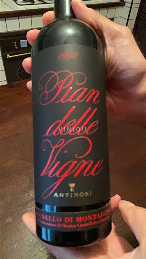 Toscana Brunello di Montalcino. Antinori Pian delle Vigne 1995