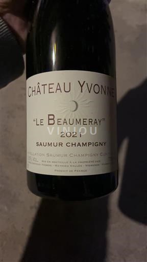 Loire Valley Saumur-Champigny Château Yvonne Le Beaumeray 2021