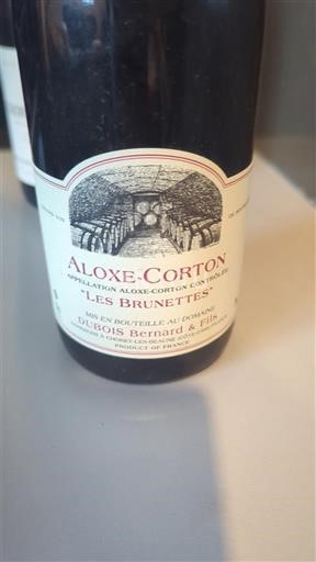 Borgoña Aloxe-Corton Dubois Bernard & Fils Les Brunettes Sin añada