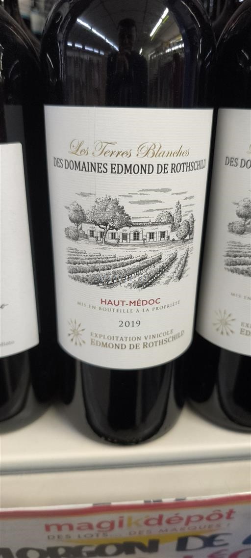 Bordeaux Haut-Médoc Domaine Des s Edmond de Rothschild Les Terres Blanches 2019