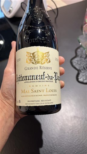 Rhône Valley Châteauneuf-du-Pape Mas Saint Louis Grande Réserve 2020