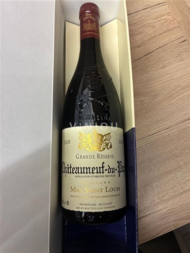 Thung lũng Rhône Châteauneuf-du-pape Mas Saint Louis Grande Réserve 2020